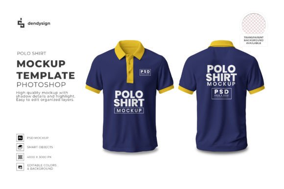 Download Polo Shirt Mockup Template Photoshop - Mock Collection