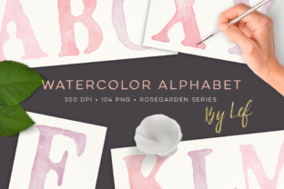 Download Pink Watercolor Clipart Alphabet Graphics - Water Collection