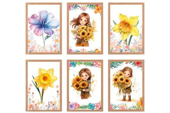 Download Watercolor Prints for Nursery Clipart - Water Collection