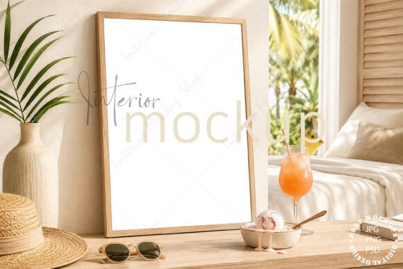 Download Frame Mockup Summer Interior - 621 - Mock Collection