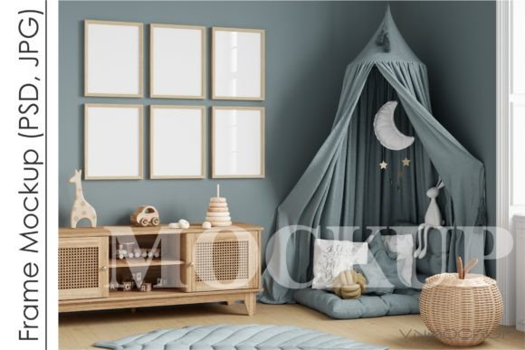 Download Nursery Frame Mockup, Poster Mockup - Mock Collection