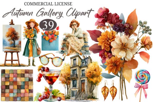 Download Watercolor Autumn Gallery Clipart - Water Collection