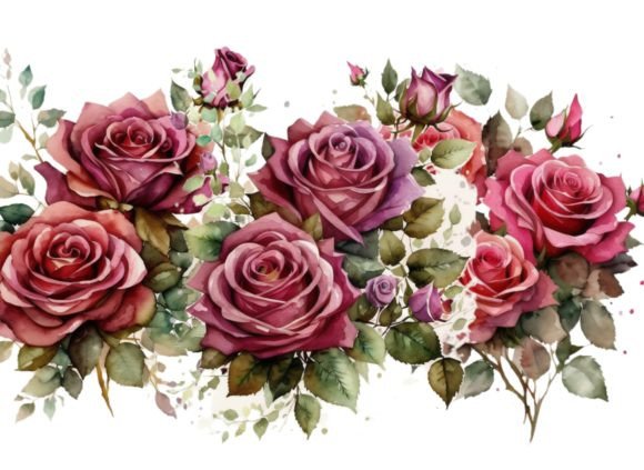 Download Watercolor Rose Clipart - Water Collection