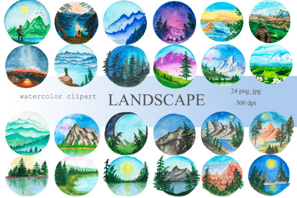 Download Watercolor Clipart Mountains ,Adventure. - Water Collection