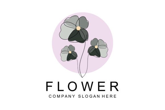 Download Floral Logo Design, Vector Illustration - Illustration Collection