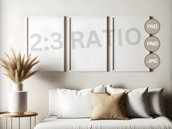 Download Set of 3 Mockup Frames, Boho, PSD Mockup - Mock Collection