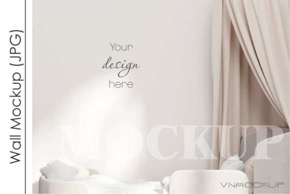 Download Kids Room Mockup, Nursery Wall Mockup - Mock Collection