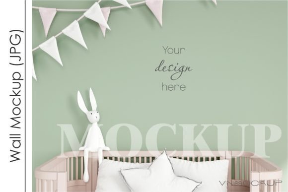 Download Nursery Wall Mockup - Mock Collection