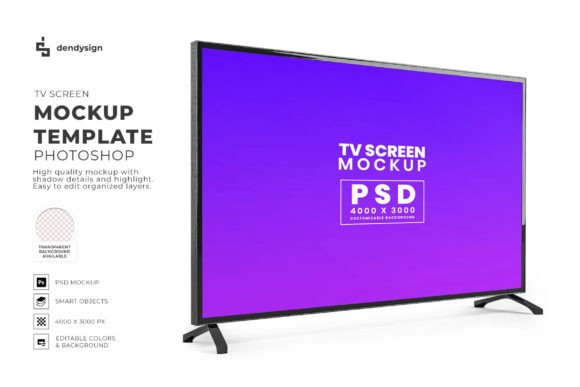 Download TV Screen Mockup Template Photoshop - Mock Collection