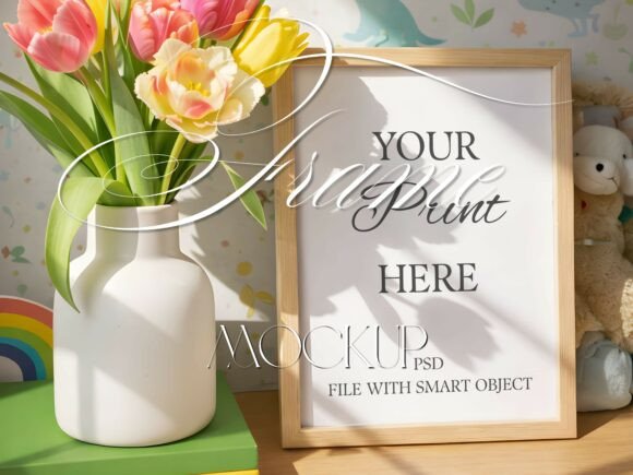 Download Kids Room Frame Mockup Nursery Interior - Mock Collection