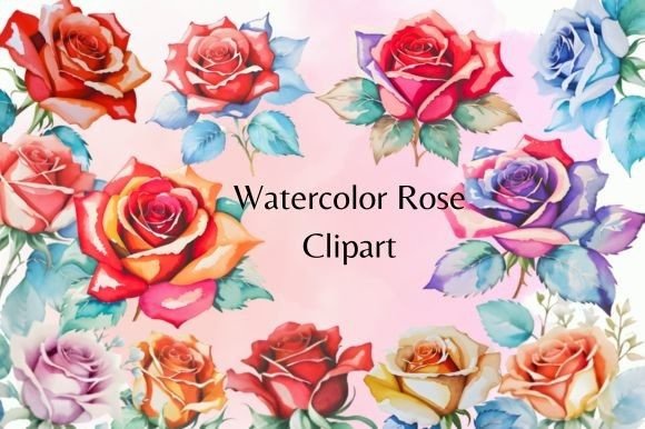 Download Watercolor Rose Clipart - Water Collection