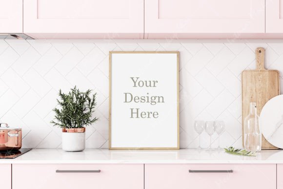 Download Kitchen Frame Mockup - 818 - Mock Collection