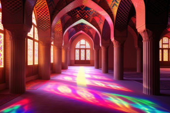 Download Vintage Colorful Indoor Background - Indoor background Collection
