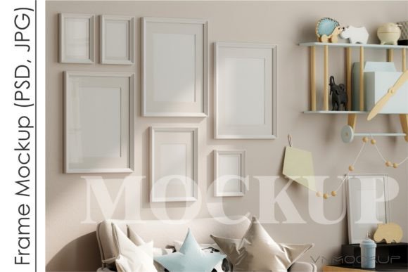 Download Frame Mockup Kids Room, Nursery Frame - Mock Collection