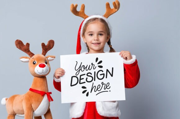 Download Christmas Frame Mockup &amp; Poster Mockup - Mock Collection