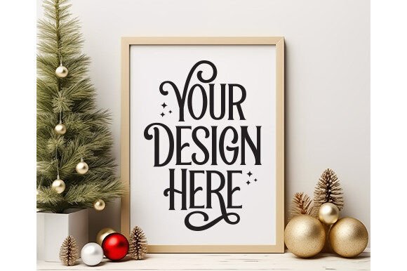 Download Christmas Frame Mockup - Mock Collection
