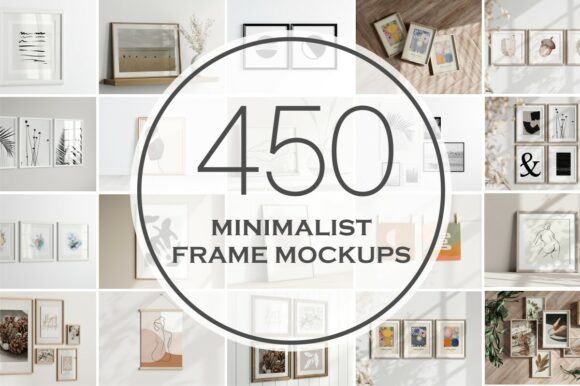 Download Minimalist Frame Mockup Bundle - Mock Collection