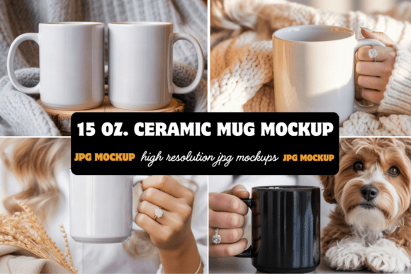 Download 15 Oz. Coffee Mug Mockups - Mock Collection