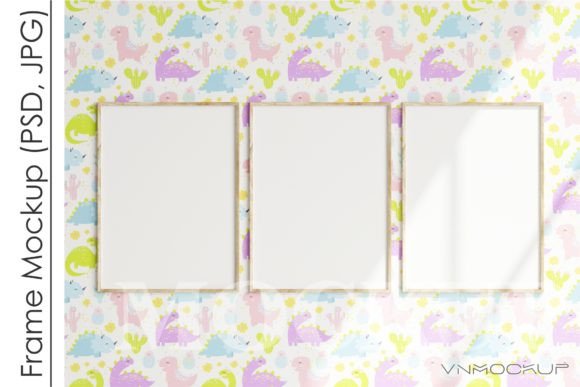 Download Nursery Frame Mockup, Modern Kid's Room - Mock Collection