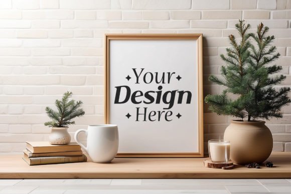 Download Christmas Frame Mockup-79 - Mock Collection