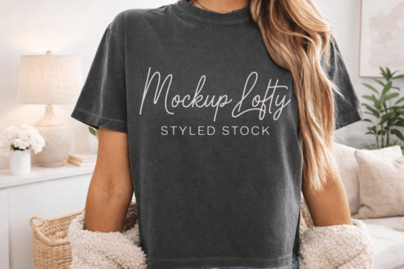 Download Comfort Colors 3023CL Pepper Mockup - Mock Collection