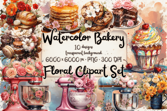 Download Cake Clipart and Watercolor Bakery Art - Water Collection